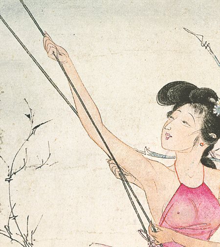 徐汇-胡也佛的仕女画和最知名的金瓶梅秘戏图